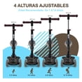 thumbnail image 4 of Scooter de 3 Ruedas Hurtle para Niños y Niñas 1 Año en Adelante, Patin del Diablo, Luces LED en las Ruedas, Manillar Ajustable y Asiento Plegable, Modo Sentado o de Pie con Freno, Arbol, 4 of 7