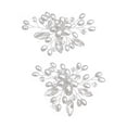 thumbnail image 4 of AURARMLET White Rhinestone Crystal Shoe Clips for Shoes, Hats, Clutches - Elegant and Stylish Accessory, 4 of 8