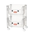 thumbnail image 2 of Organisateur de Rangement pour Jouets pour Enfants avec Design Multi-Couches, Chariot Roulant en Plastique avec Roues, Étagère Mobile Transparente, 2 of 8