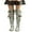 Grey, variant on Women Christmas Stockings Autumn Spring Knitted High Over The Knee Socks Warm Comfortable Thick Long Socks