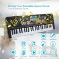 thumbnail image 4 of Pyle PKBRD4112 Electronic 2-in-1 Streaming Karaoke Portable Piano Keyboard, 4 of 7