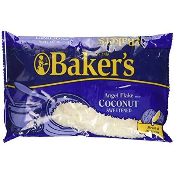 Bakers Angel Flake Sweetened Coconut 14 Oz (Pack Of 2)