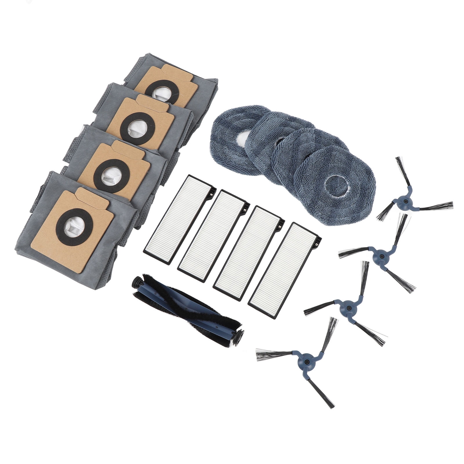 Robot Vacuum Cleaner Brush Kit, ABS Robotic Vacuum Cleaner Roller Brush for Apartment