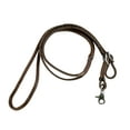 thumbnail image 3 of Showman Hair-on Cowhide Leather Roping Reins w/ Whipstitch, 3 of 4