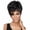 Black, variant on Black Wigs for Women Hair Wigs Women's Short Curly Hair African Fashion African Black Wig Head Cover for Black Women Short Wigs No Lace Front Natural Color Lace Front Wigs Human Hair