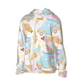 thumbnail image 2 of Rocae Icecream Truck Print Breathable Sun Protection Hoodie Quick-Dry Lightweight Long Sleeve Hoodie Unisex Running Sports Shirt XX-Large, 2 of 9