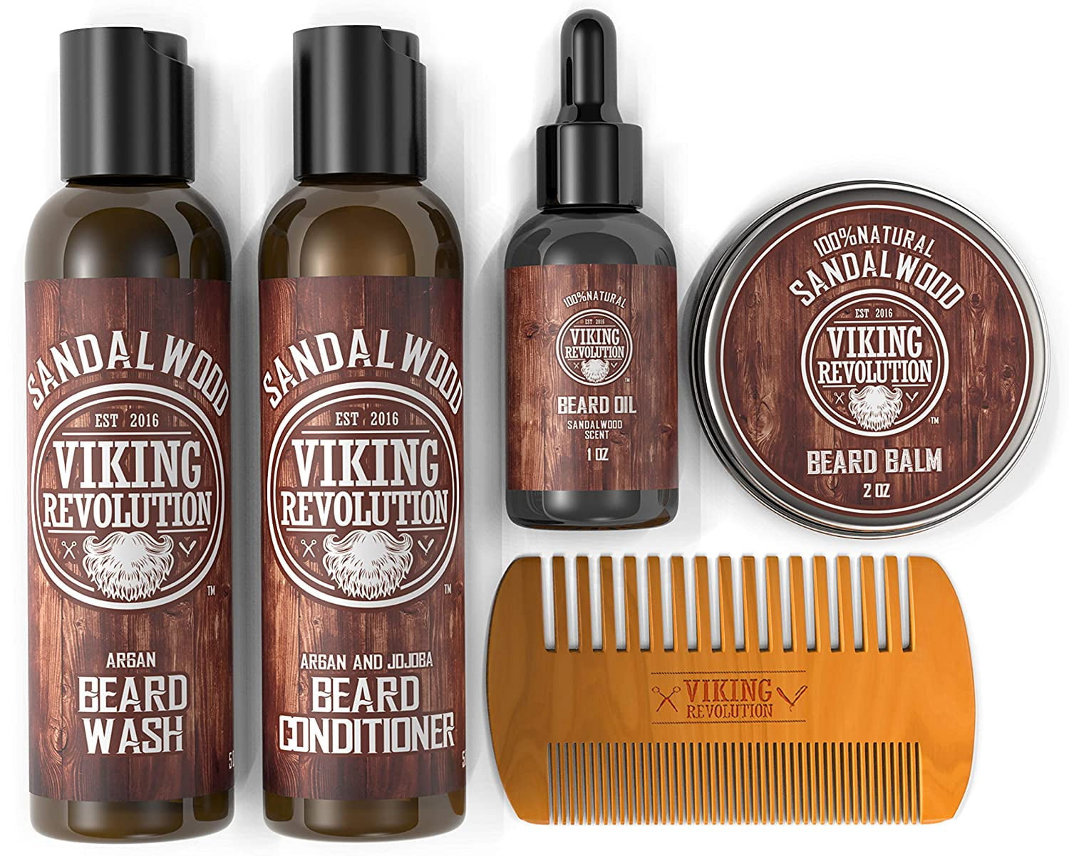 Viking Revolution Ultimate Beard Care Conditioner Kit Beard Grooming