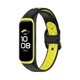 thumbnail image 3 of Correa de repuesto nueva Yashi para reloj Samsung Galaxy Fit 2 SM-R220 de silicona negro y gris, 3 of 5