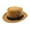 Khaki, variant on Xijirk Unisex Pork Pie Hat with Wide Flat Brim Band Hat for Travel Wedding Party Daily Casual Outdoor Wear,Mint Green,One Size