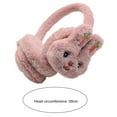 thumbnail image 3 of YAOBAMM Fluffy Earmuffs Winter Cute Rabbit Shape Earmuffs Girls Solid Color Warm Outdoor Ear Warmer Soft Earflap Furry Ear Covers, 3 of 7