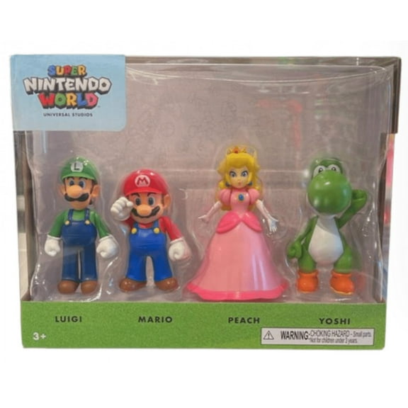 Universal Studios Super Nintendo World Luigi Mario Figurine Set New With Tag