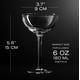 thumbnail image 3 of Juego de vasos Champagne Coupé, cristal vintage, 180 ml, años 20, 3 of 6