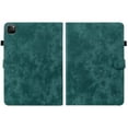 thumbnail image 2 of Dteck Case for iPad Air 13 inch 2024 or iPad Pro 12.9 6th/5th/4th/3rd Generation 2022/2021/2020/2018, Embossed PU Leather Folio Auto Sleep/Wake Cover, Multi-Angle Viewing Stand,Darkgreen, 2 of 7