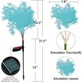 thumbnail image 3 of Solares Para Exteriores, Luz Solar Para Césped De Escarcha, Para Jardín, Patio, Decoración De Vacaciones De Navidad Speravity HA045037-02, 3 of 6