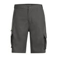 thumbnail image 2 of Plebaso Cargo Shorts for Men Casual Elastic Waist Hiking Shorts Lightweight Mens Outdoor Work Shorts, 2 of 5