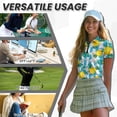 thumbnail image 7 of Binienty Tropical Golf Matching Couple Golf Shirts Lightweight Moisture Wicking Couple Shirt Comfortable Zip Up Collar Athletic Tops for Workout Pickleball Running, 7 of 7
