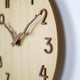 thumbnail image 2 of Reloj de pared de madera, reloj silencioso, creativo, rústico, pequeño, decorativo, para sala de estar, oficina, comedor, 2 of 9