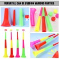 thumbnail image 4 of SEWACC 7Pcs Musical Trumpet Toy Cheerleading Trumpet Plastic Noise Maker Toy For Kids, 4 of 7