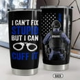 thumbnail image 2 of Police Tumbler 20oz Stainless Steel Insulated Coffee Travel Mug Cup Police Officer Gifts for Men Dad Husband on Birthday Christmas Fathers Day, 2 of 6