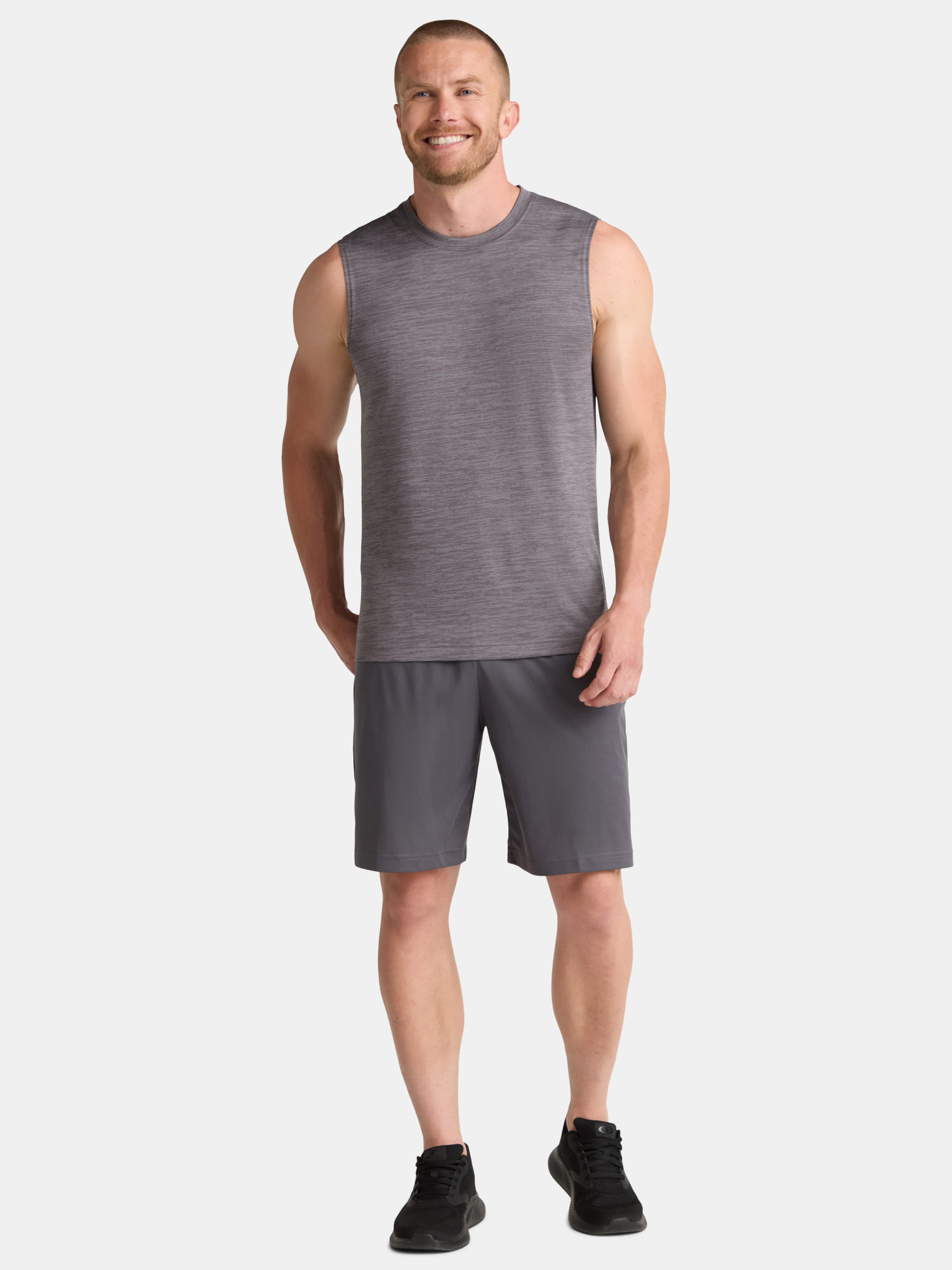 Camiseta de Músculo de Jersey y Teñido Espacial para Hombre y Hombre Grande, Tallas XS-5XL 2