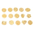 thumbnail image 1 of Wax Stamp Heads Kit, Easy To Operate Shaped Sealing Wax Stamp Set Zinc Alloy  for Party, 1 of 7