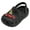 Black with Red Car, variant on Toddler Boys' Clogs with Adjustable Strap - Dusty Blue, Size 10