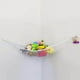 thumbnail image 3 of Fiudx Hamaca para Peluche, Diseño Triangular En Esquina, Gran Capacidad de Almacenamiento, Malla de Poliéster Resistente, Fácil Instalación En La Pared, Almacenamiento para Habitación Infantil, Tamañ, 3 of 7