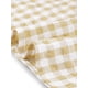 thumbnail image 5 of Vestido Midi Chic para Mujeres con Mangas Cortas Abullonadas, Estampado de Cuadros Gingham, Color Amarillo Claro, Talla S, 5 of 6