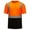 T-Shirts for Men Orange, variant on Mens Work T Shirts with Pocket M-4X Big & Tall Short Sleeve Tees Tops Plus Size Pullover Crewneck Color-Block Workwear Reflective Tshirts