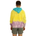 thumbnail image 3 of Sudadera con capucha Elevenparis Floral Skull para hombre limón 2XL, 3 of 4