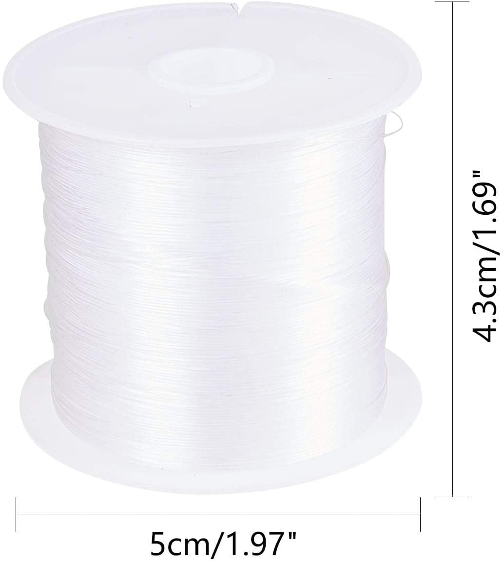 One Spool Crystal Clear Fishing Line Cord Beading Thread String  0.2mm/0.25mm/0.3mm/0.4mm/0.5mm/0.6mm/0.8mm