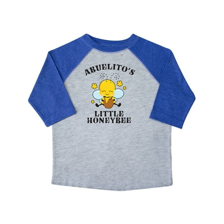 

Inktastic Cute Bee Abuelito s Little Honeybee with Stars Gift Toddler Boy or Toddler Girl T-Shirt