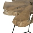 thumbnail image 3 of SAFAVIEH Babylon Mission Rustic Tree Top Coffee Table, Natural/Black, 3 of 4