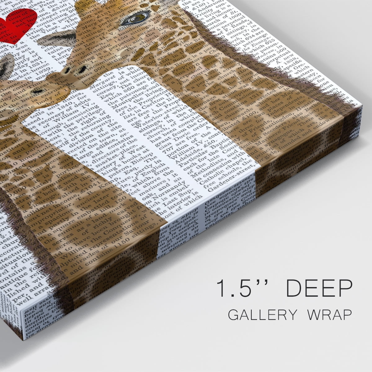 Love is in the Air Collection B Premium Gallery Wrapped Canvas - Ready to Hang