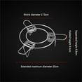 thumbnail image 3 of 304 Thickened Stainless Steel Telescopic Steam Rack Household Triangular Pot Rack Drainage Rack Vegetable Steaming Folding Rack Water Storage Rack, 3 of 9