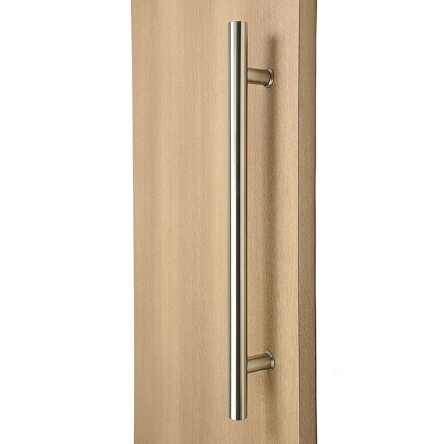 STRONGAR Stainless Steel 54” Extra Length Ladder Style Back-to-Back Push-Pull Door Handle - Brushed Satin Finish