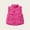 Hot Pink, variant on Toddler Girls Ruffle Puffer Vest Button Down Sleeveless Padded Gilet Winter Cute Jackets Outwear for 2-10 Years