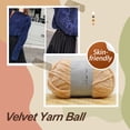 thumbnail image 2 of DALX Knitting Yarn Soft Velvet Hand-knitting Yarns Scarf Baby Sweater Blanket DIY Thread Weaving Supplies, 2 of 7