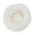 thumbnail image 4 of Winter Striped Knitted Hat, Edgeless Curled Design for Outdoor Warmth, Thick Woolen, 4 of 9