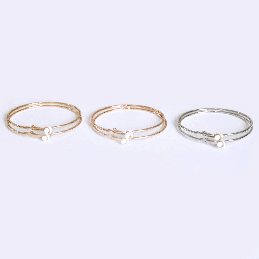 3 Pairs Women Hoop Clip Earrings Fashion Clip on Earrings Non Piercing Earrings