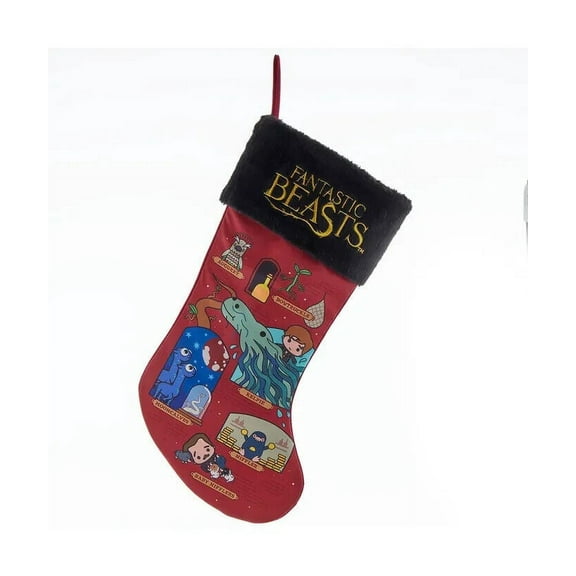 Kurt S. Adler Harry Potter Fantastic Beasts Stocking, Multicolor