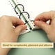 thumbnail image 5 of Uxcell 36Pcs Loose Leaf Binder Rings, 1.5 Inch Metal Open Card Rings Heavy Duty Book Rings for Key Index Card Rings Paper Rings Office, Black, 5 of 7