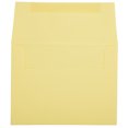 thumbnail image 2 of JAM A2 Colored Invitation Envelopes, 4 3/8 x 5 3/4, Canary Yellow, Bulk 1000/Carton, 2 of 3