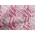 thumbnail image 4 of oneOone Tissu Popeline de Coton à Rayures Imprimé Géométrique BTY 42 Pouces de Large, 4 of 4