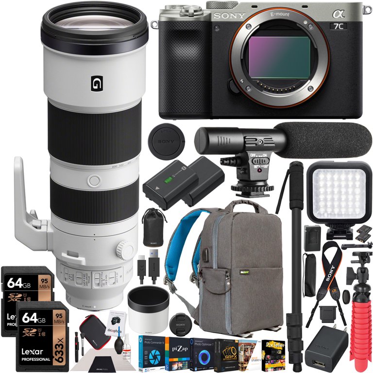 Sony FE 200-600mm F5.6-6.3 G OSS Super Telephoto Zoom Lens  (SEL200600G) : Electronics