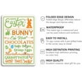 thumbnail image 2 of Easter Theme Tin Sign Vintage Metal Rabbit Decor Spring Egg Bouquet Chick Wall Art for Farmhouse Home Party 8x12 Inch, 2 of 6