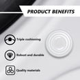 thumbnail image 3 of Yazoeia Car Door Shock Absorber Anti-Collision Gasket, 20 PCS Silicone Sound Insulation Stickers, Universal Auto Door Protection Sticker, Vehicle Accessories Fit for Most Cars (Fluorescent, 3 of 6