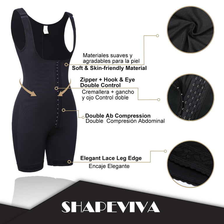 SHAPEVIVA Shapewear Tummy Control Fajas Colombianas High