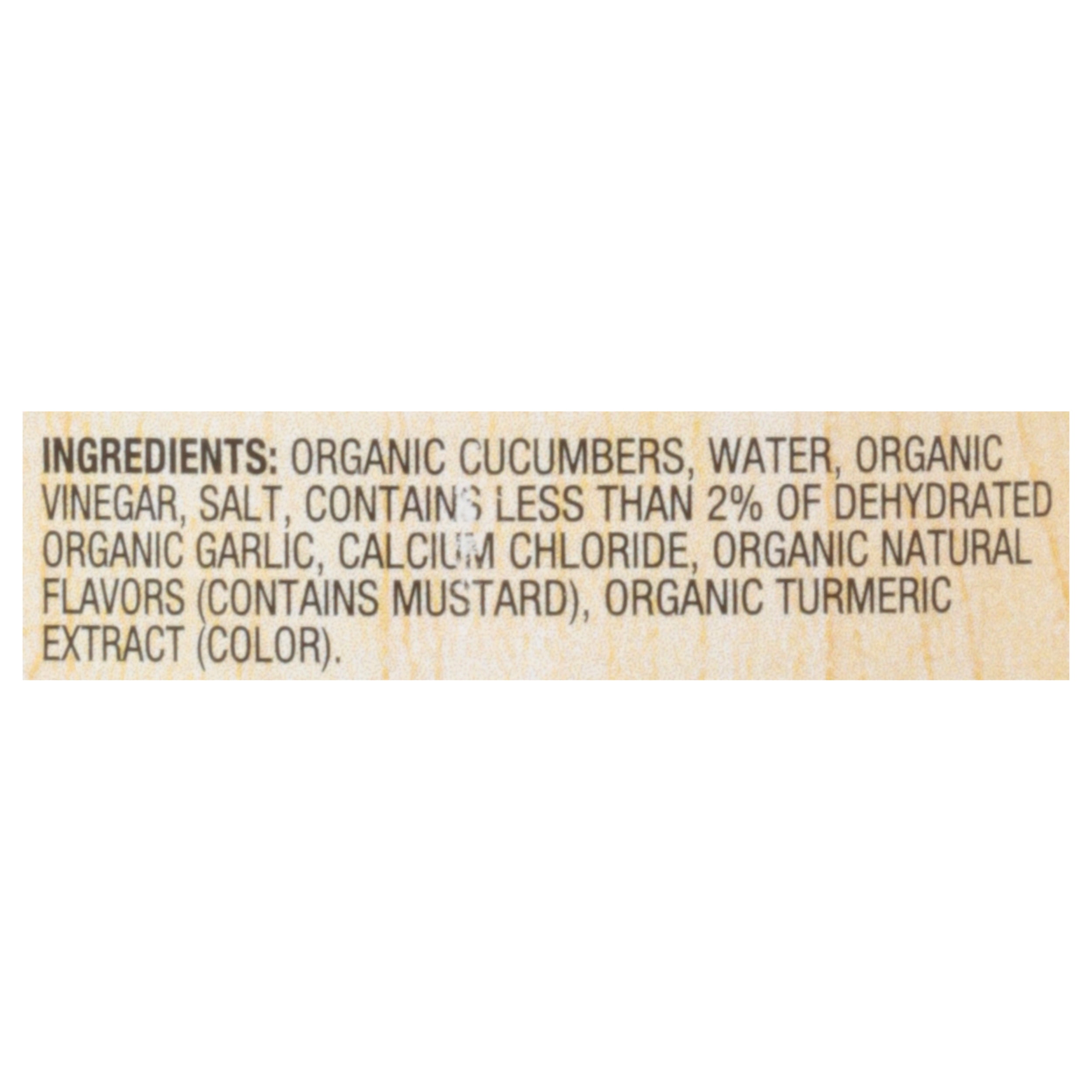 Woodstock Foods Organic Sliced Kosher Dill Pickles, 24 fl oz Jar, Serving Size 4.5 Pieces, Servings Per Container 14