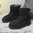thumbnail image 6 of Zshosam Big Kid Boys Snow Boots Boys Girls Winter Snow Boots Slip Resistant Outdoor Cold Weather Boots Lining Size 13,(Black Little Kids 13), 6 of 9